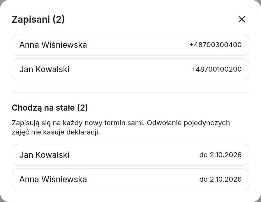 Jedno okno, trzy odpowiedzi: kto przyjdzie, kto czeka w kolejce i kto chodzi na stałe.
